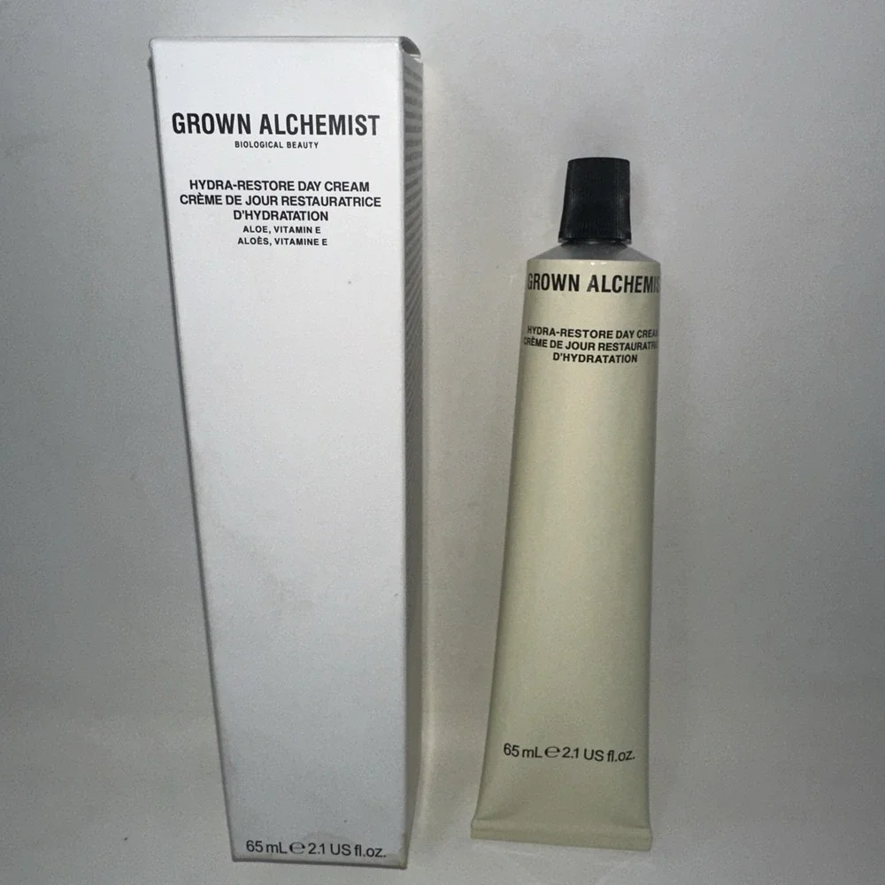 Grown Alchemist Hydra-Restore Day Cream Moisturizer Aloe & Vitamin E 65mL/2.1oz